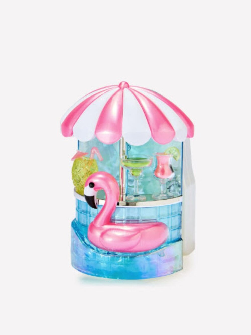 Bath & Body Works Flamingo Inflatable Pool Bar with Umbrella & Drinks Wallflower